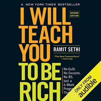 جلد سخت سیاه و سفید_کتاب I Will Teach You to Be Rich: No Guilt. No Excuses. No B.S. Just a 6-Week Program That Works (Second Edition)