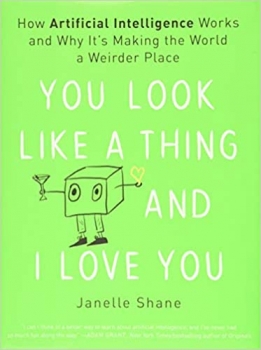 جلد معمولی سیاه و سفید_کتاب You Look Like a Thing and I Love You: How Artificial Intelligence Works and Why It's Making the World a Weirder Place