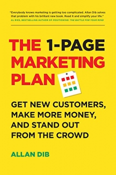 جلد سخت رنگی_کتاب The 1-Page Marketing Plan: Get New Customers, Make More Money, And Stand Out From The Crowd