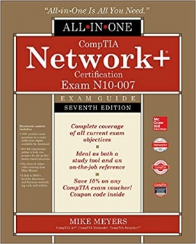 جلد معمولی سیاه و سفید_کتاب CompTIA Network+ Certification All-in-One Exam Guide, Seventh Edition (Exam N10-007)