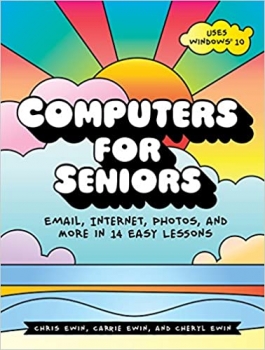 جلد سخت سیاه و سفید_کتاب Computers for Seniors: Email, Internet, Photos, and More in 14 Easy Lessons