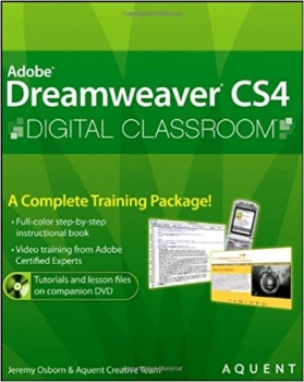  کتاب Dreamweaver CS4 Digital Classroom, (Book and Video Training)