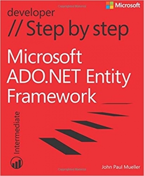 جلد معمولی سیاه و سفید_کتاب Microsoft ADO.NET Entity Framework Step by Step (Step by Step Developer) 