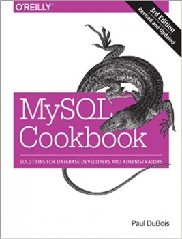 جلد معمولی سیاه و سفید_کتاب MySQL Cookbook: Solutions for Database Developers and Administrators 3rd Edition