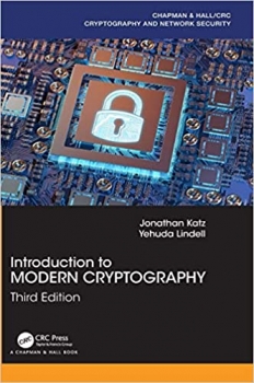 جلد سخت سیاه و سفید_کتاب Introduction to Modern Cryptography: Third Edition (Chapman & Hall/CRC Cryptography and Network Security Series)