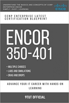 جلد سخت رنگی_کتاب CCNP: ENCOR: 350-401: CCNP ENTERPRISE: Cisco Certified Network Professional: Implementing and Operating Cisco Enterprise Network Core Technologies (ENCOR)