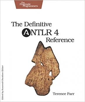 جلد معمولی سیاه و سفید_کتاب The Definitive ANTLR 4 Reference