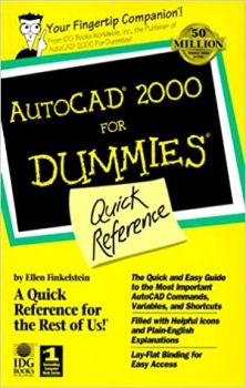 کتاب AutoCAD 2000 For Dummies Quick Reference