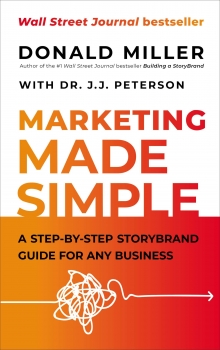 جلد سخت رنگی_کتاب Marketing Made Simple: A Step-by-Step StoryBrand Guide for Any Business