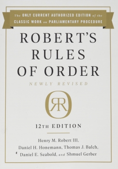 جلد سخت رنگی_کتاب Robert's Rules of Order Newly Revised, 12th edition