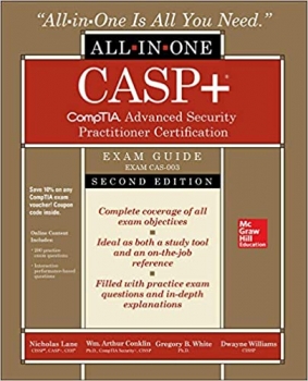 جلد سخت سیاه و سفید_کتاب CASP+ CompTIA Advanced Security Practitioner Certification All-in-One Exam Guide, Second Edition (Exam CAS-003)