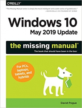 جلد سخت رنگی_کتاب Windows 10 May 2019 Update: The Missing Manual: The Book That Should Have Been in the Box