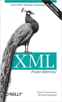 جلد معمولی سیاه و سفید_کتاب XML Pocket Reference: Extensible Markup Language (Pocket Reference (O'Reilly))