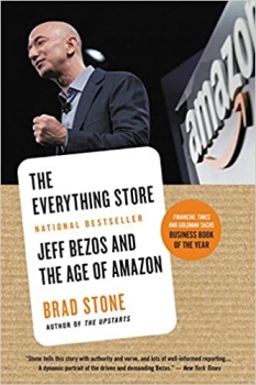 جلد معمولی سیاه و سفید_کتاب The Everything Store: Jeff Bezos and the Age of Amazon