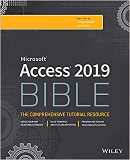 جلد سخت سیاه و سفید_کتاب Access 2019 Bible