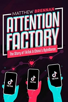 جلد سخت سیاه و سفید_کتاب Attention Factory: The Story of TikTok and China's ByteDance