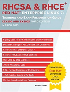 کتاب RHCSA & RHCE Red Hat Enterprise Linux 7: Training and Exam Preparation Guide (EX200 and EX300), Third Edition