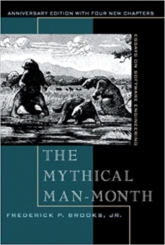 جلد معمولی سیاه و سفید_کتاب Mythical Man-Month, The: Essays on Software Engineering, Anniversary Edition