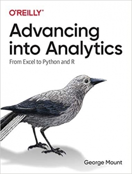 جلد سخت سیاه و سفید_کتاب Advancing into Analytics: From Excel to Python and R