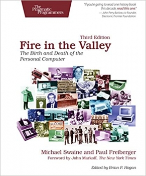 جلد معمولی سیاه و سفید_کتاب Fire in the Valley: The Birth and Death of the Personal Computer