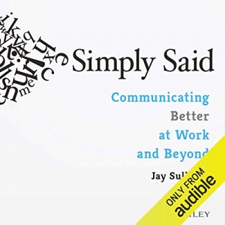 جلد معمولی سیاه و سفید_کتاب Simply Said: Communicating Better at Work and Beyond 