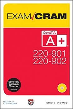 جلد سخت سیاه و سفید_کتاب CompTIA A+ 220-901 and 220-902 Exam Cram 1st Edition