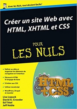 کتابCréer un site Web avec HTML, XHTML et CSS Mégapoche Pour les Nuls (French Edition)