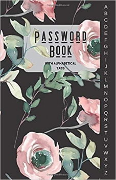 کتاب Password Book With Alphabetical Tabs: Internet Address & Password Organizer Logbook Small (110 Pages, 5.5 x 8.5 in)