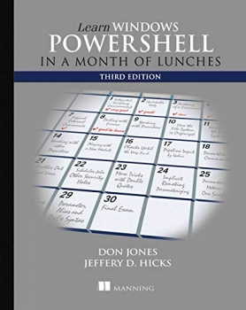جلد معمولی سیاه و سفید_کتاب Learn Windows PowerShell in a Month of Lunches 3rd Edition