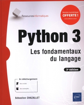 کتاب Python 3 - Les fondamentaux du langage (3e édition)