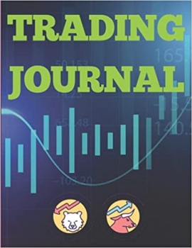 جلد معمولی سیاه و سفید_کتاب Stock Trading Journal: Day Trading Log & Investing Journal - For Traders Of Stocks, Futures, Options, Forex & Crypto (Stock Market Tracker and Day Trading Journal) 