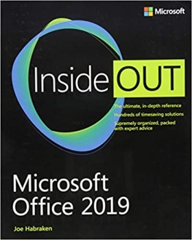 جلد سخت سیاه و سفید_کتاب Microsoft Office 2019 Inside Out