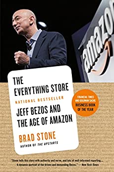 جلد سخت رنگی_کتاب The Everything Store: Jeff Bezos and the Age of Amazon