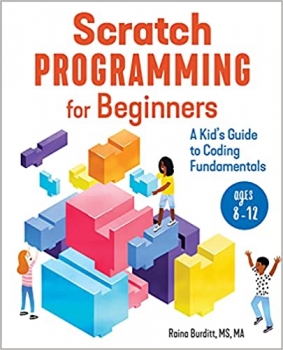 جلد معمولی سیاه و سفید_کتاب Scratch Programming for Beginners: A Kid's Guide to Coding Fundamentals 
