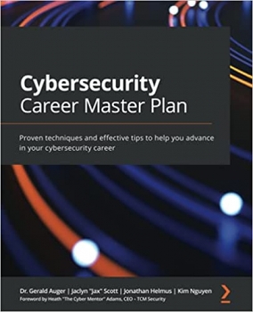 جلد سخت سیاه و سفید_کتاب Cybersecurity Career Master Plan: Proven techniques and effective tips to help you advance in your cybersecurity career