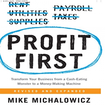 جلد معمولی سیاه و سفید_کتاب Profit First: Transform Your Business from a Cash-Eating Monster to a Money-Making Machine