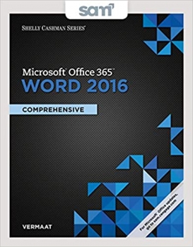 کتاب Bundle: Shelly Cashman Series Microsoft Office 365 & Word 2016: Comprehensive, Loose-leaf Version + LMS Integrated SAM 365 & 2016 Assessments, ... with 1 MindTap Reader Printed Access Card