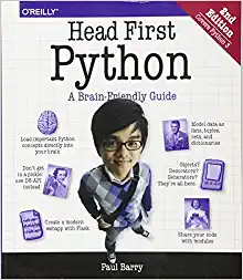 جلد سخت سیاه و سفید_کتاب Head First Python: A Brain-Friendly Guide