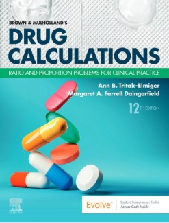 کتاب 	Brown and Mulholland’s Drug Calculations