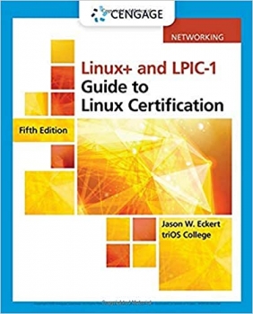 جلد معمولی سیاه و سفید_کتاب Linux+ and LPIC-1 Guide to Linux Certification (MindTap Course List) 5th Edition