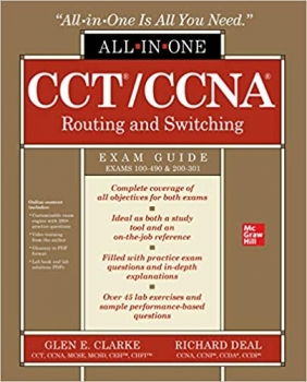 جلد معمولی سیاه و سفید_کتاب CCT/CCNA Routing and Switching All-in-One Exam Guide (Exams 100-490 & 200-301)