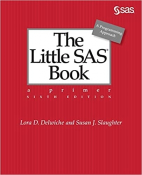 جلد معمولی سیاه و سفید_کتاب The Little SAS Book: A Primer, Sixth Edition