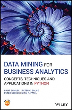 جلد سخت سیاه و سفید_کتاب Data Mining for Business Analytics: Concepts, Techniques and Applications in Python