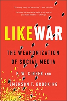 جلد معمولی سیاه و سفید_کتاب Likewar: The Weaponization of Social Media