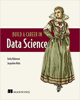 جلد سخت سیاه و سفید_کتاب Build a Career in Data Science