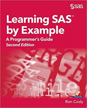 جلد معمولی سیاه و سفید_کتاب Learning SAS by Example: A Programmer's Guide, Second Edition 