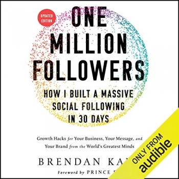 جلد سخت رنگی_کتاب One Million Followers, Updated Edition: How I Built a Massive Social Following in 30 Days