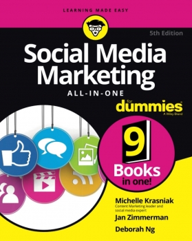 جلد سخت رنگی_کتاب Social Media Marketing All-in-One For Dummies (For Dummies (Business & Personal Finance)) 