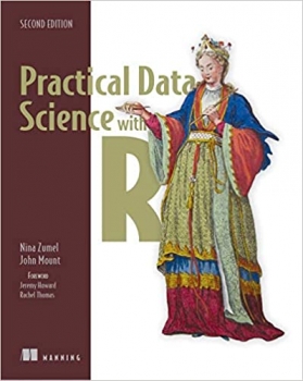جلد معمولی سیاه و سفید_کتاب Practical Data Science with R 2nd Edition