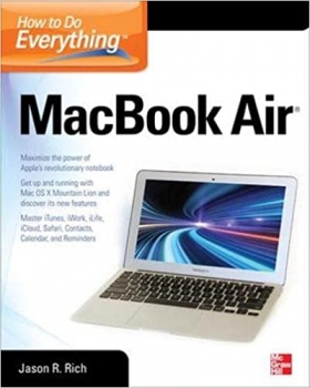 جلد معمولی سیاه و سفید_کتاب How to Do Everything MacBook Air